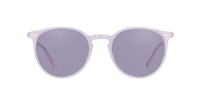 Garrett Leight Morningside SUN LAU Lauren Semi Flat Lavender front