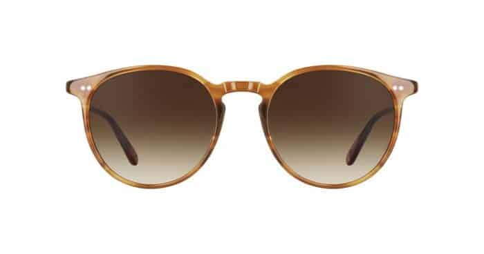 Garrett Leight Morningside SUN TD True Demi Semi Flat Sepia Gradient front