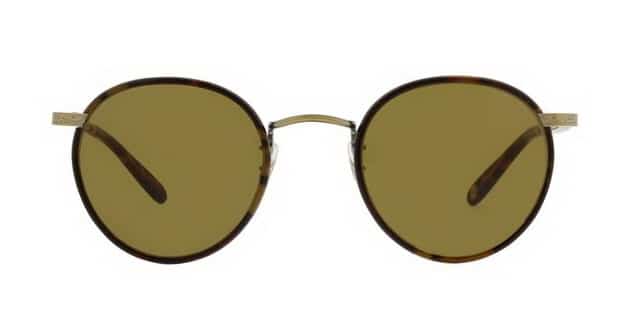 Garrett Leight Wilson SUN BBT Bourbon Tortoise Matt Spotted front