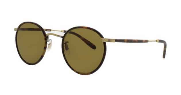 Garrett Leight Wilson SUN BBT Bourbon Tortoise Matt Spotted side