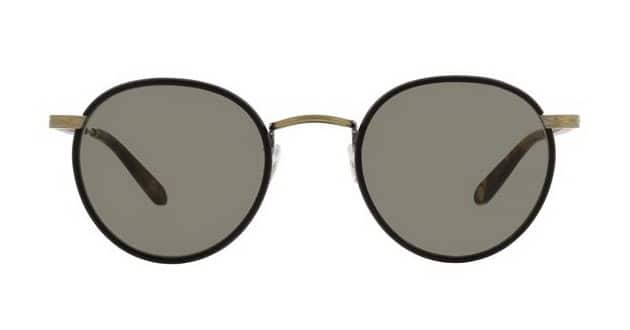 Garrett Leight Wilson SUN MBK 46 Matte Black Matte Spotted Tortoise front