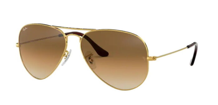 Ray Ban RB3025 001/51 gold crystal brown gradient