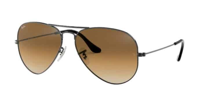 Ray Ban RB3025 004/51 gun metal crystal brown gradient