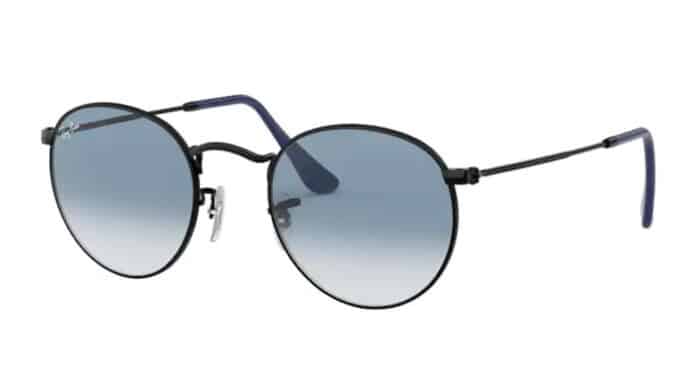 Ray Ban RB 3447 006/3F Matte black crystal gradient light blue verlaufend