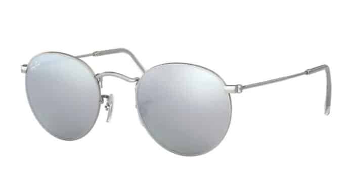 Ray Ban RB 3447 00019/30 Matte silver crystal light blue mirror silver