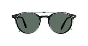 Garrett Leight Clune Clip On Sunglasses der praktische Clip On zum Aufstecken für Sehbrillen. Die passende Sonnenbrille für ihre Korrekturbrille immer dabei