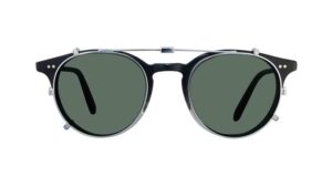 Garrett Leight Clune Clip On Sunglasses der praktische Clip On zum Aufstecken für Sehbrillen. Die passende Sonnenbrille für ihre Korrekturbrille immer dabei