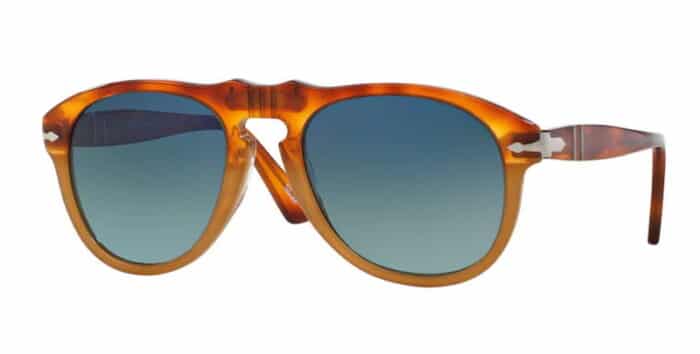 Persol PO0649S SUN 1025S3 Resina e sale blau degrade verlaufend Polarisation