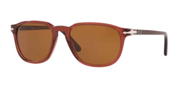 Persol PO3019 SUN 110433 transparent red Mineral Glas brown 75%