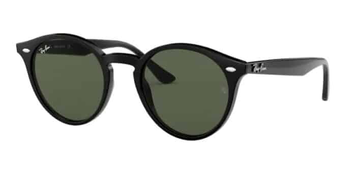 Ray Ban RB 2180 601/71 black7schwarz grey green lenses 49mm