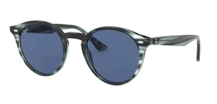 Ray Ban RB 2180 643280 stripped blue havanna, dark blue 75% 49mm