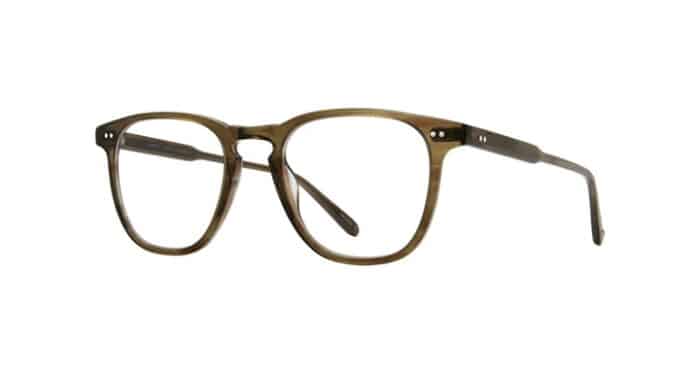 Garrett Leight Brooks OT Olive Tortoise 47mm side