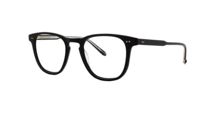 Garrett Leight Brooks MBK Matte Black 47mm side