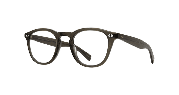 Garrett Leight Hampton X BLGL Black Glass side