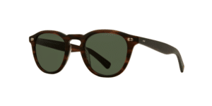 Garrett Leight Hampton X SUN MBRT/PG15 Matte Brandy Tortoise Pure G15 side