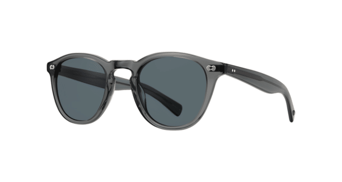 Garrett Leight Hampton X SGY/BS Sea Smoke grey, Blue smoke lenses side