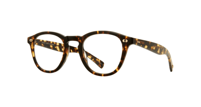 Garrett Leight Hampton X TUT Tuscani Tortoise side