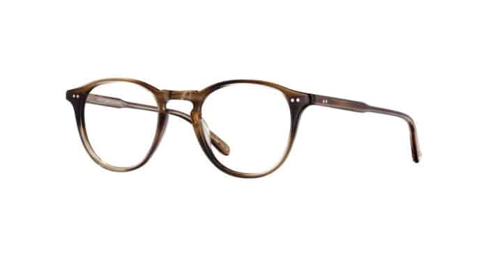 Garrett Leight Hampton KHT Khaki Tortoise side