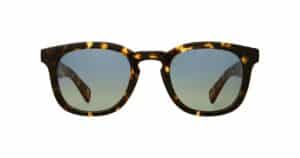 Garrett Leight Kinney X 48 SUN Tuscan Tortoise blaugrün