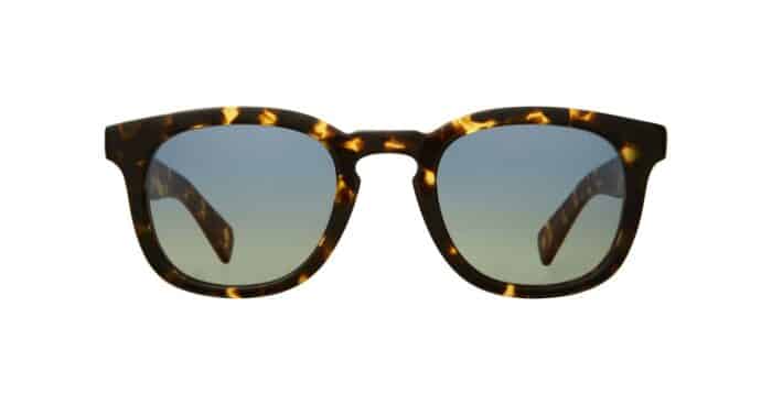 Garrett Leight Kinney X 48 SUN Tuscan Tortoise blaugrün