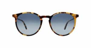 Garrett Leight Morningside SUN DKT Dark Tortoise Semi-Flat Cobalt Gradient