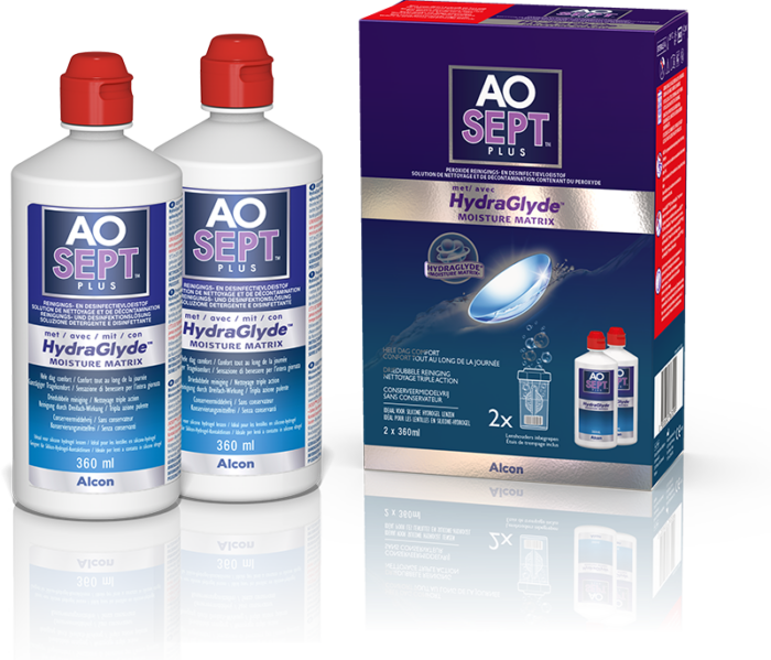AO Sept Plus with Hydraglyde 2x 360ml