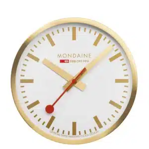 Mondaine Wahnduhr 25cm Gold