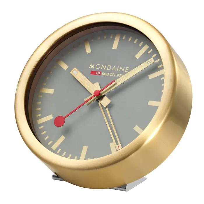 Mondaine Wanduhr Mini gold 12.5cm