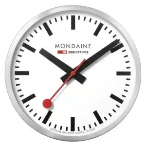 Mondaine Wanduhr 40cm Silber